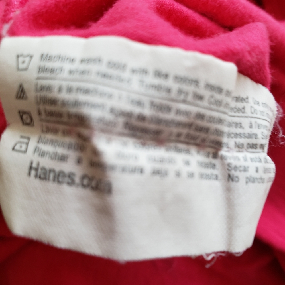 Just my Size Plus Size 4X Cotton Pink Tshirt - Picture 7 of 7